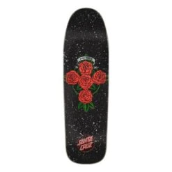 Volcome Shop 5 Santa Cruz Santa Cruz Dressen Rose Cross Shaped Pro Skateboard Deck 9.31"