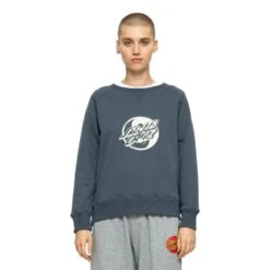 Santa Cruz Santa Cruz Yin Yang Dot Front Crew Sweatshirt